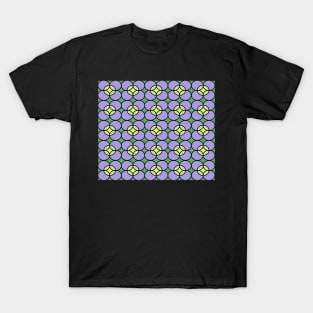 Abstract pattern - floral purple and green. T-Shirt